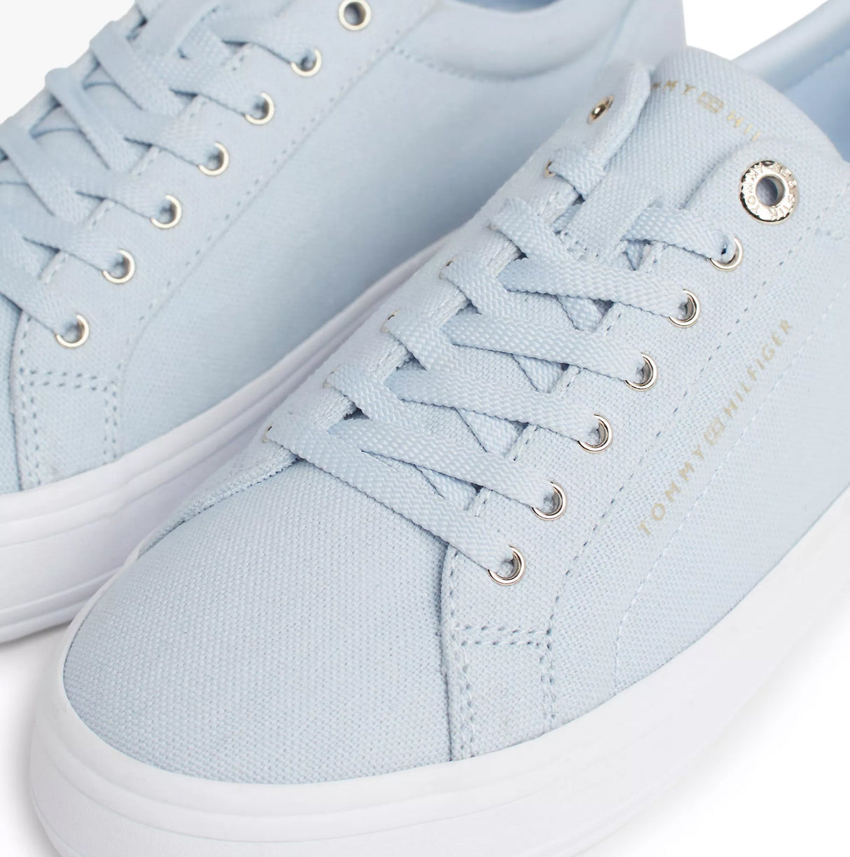 Tommy Hilfiger ESSENTIAL CANVAS Womens Sneakers Breezy Blue
