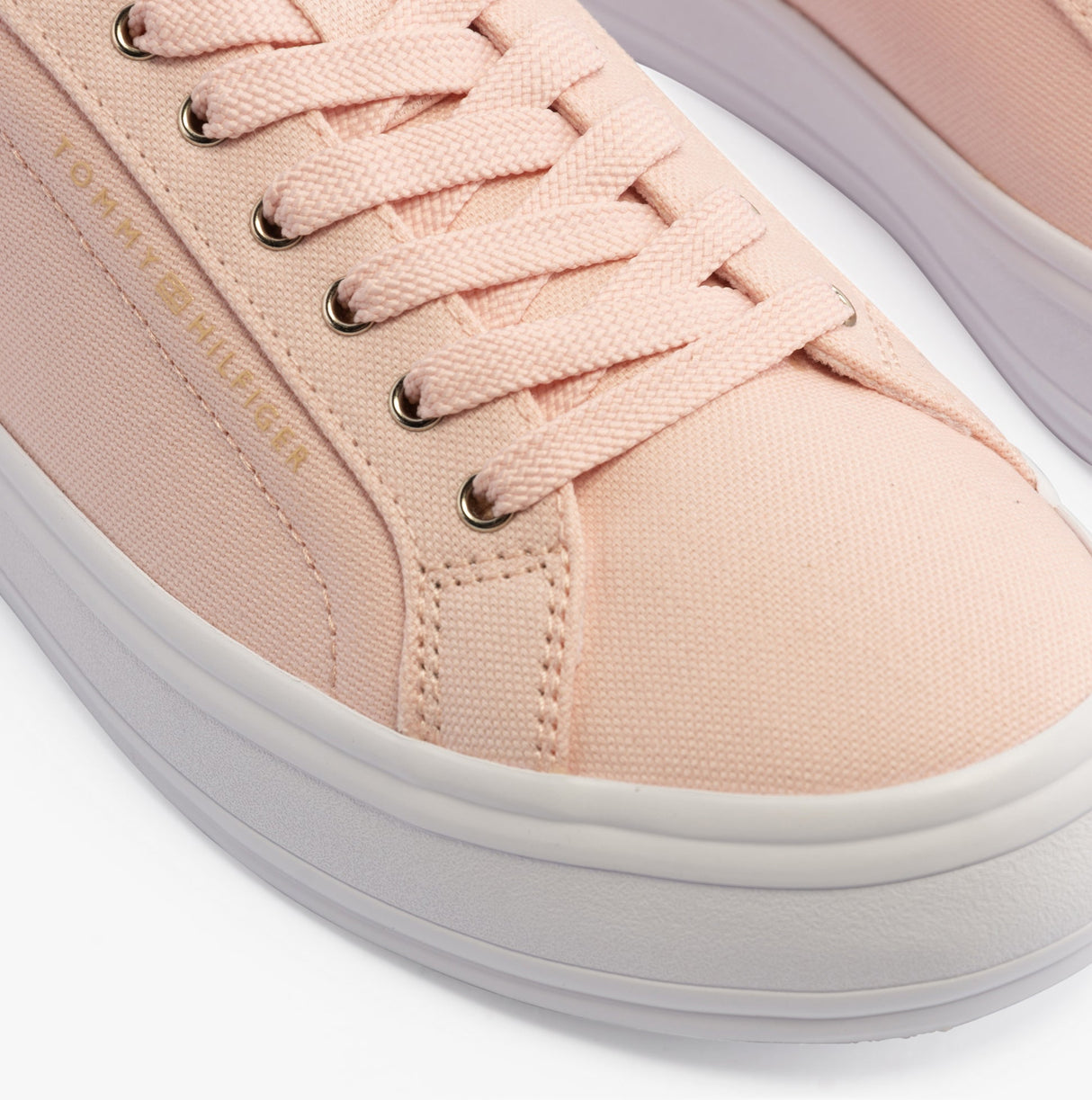 Tommy Hilfiger ESSENTIAL CANVAS Womens Sneakers Whimsy Pink