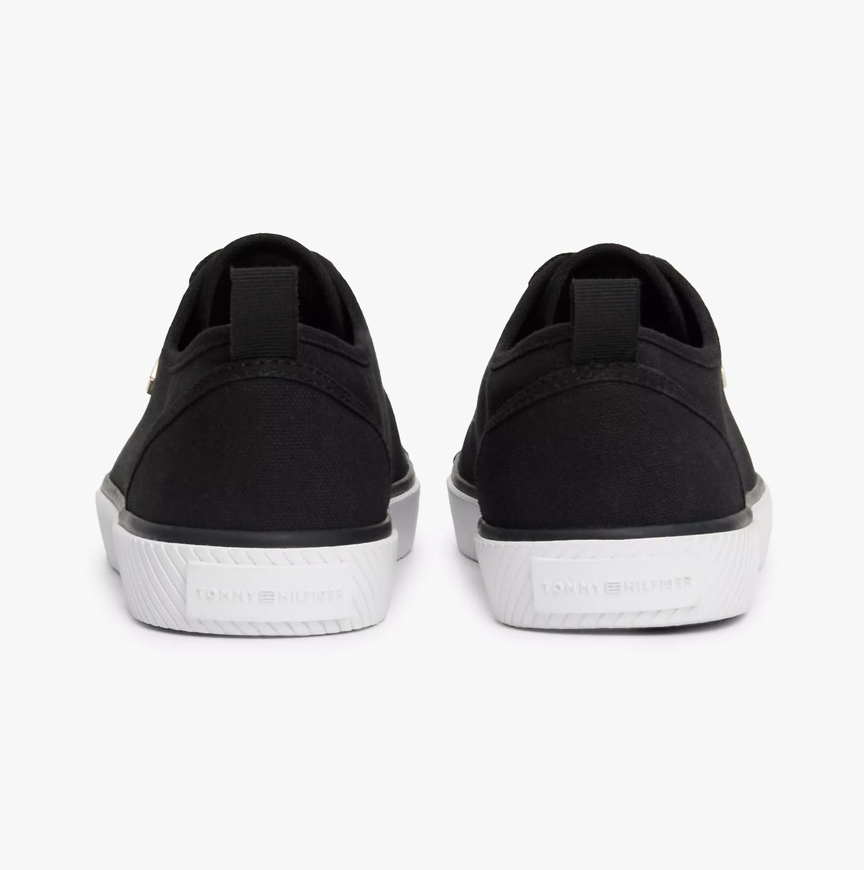 Tommy Hilfiger CANVAS SNEAKER Womens Sneakers Black