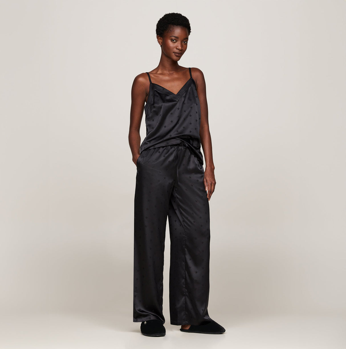 Tommy Hilfiger COMFORT HOME SLIP Womens Slippers Black