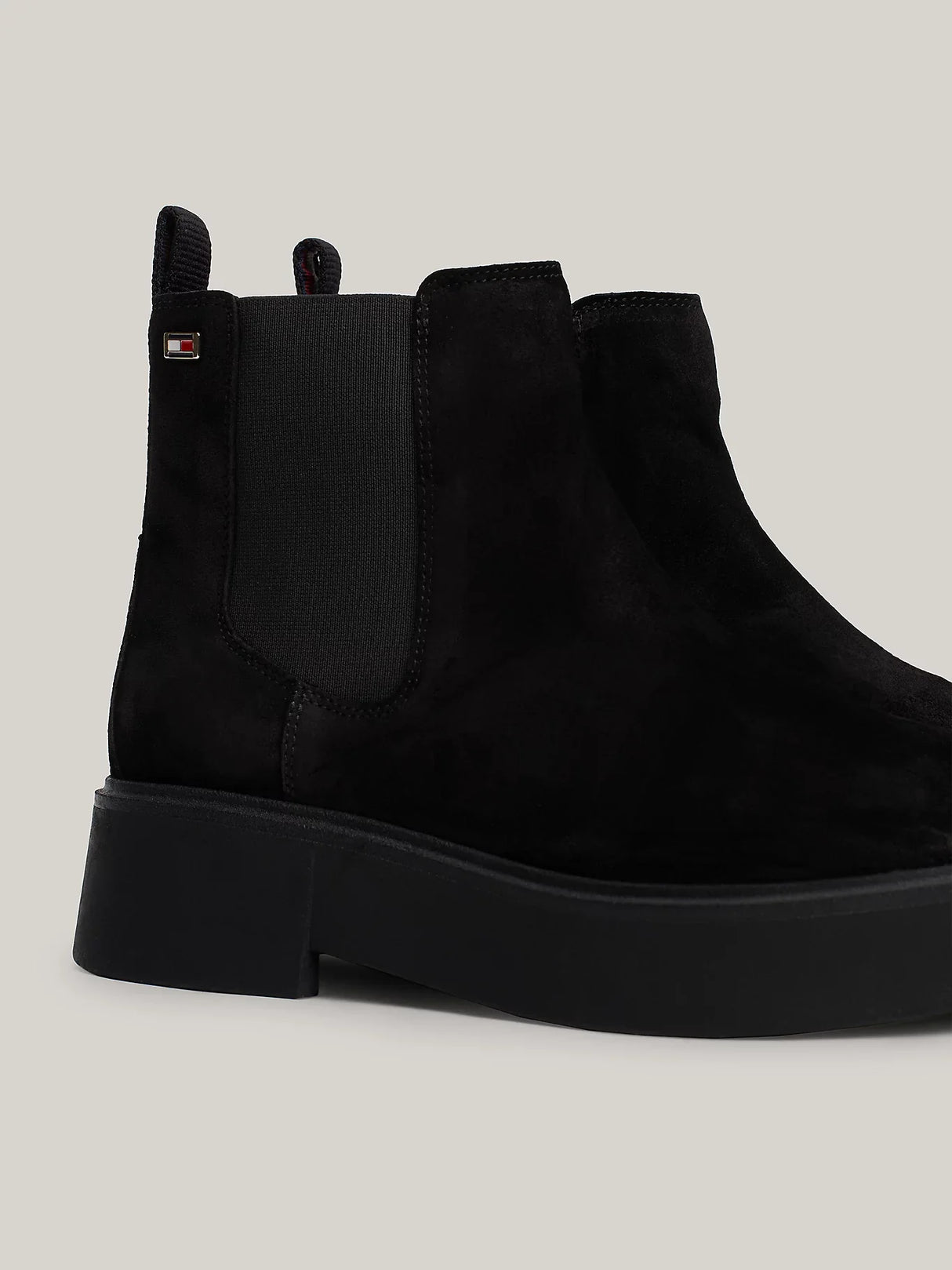 Tommy Hilfiger MINIMAL SUEDE Womens Chelsea Boots Black