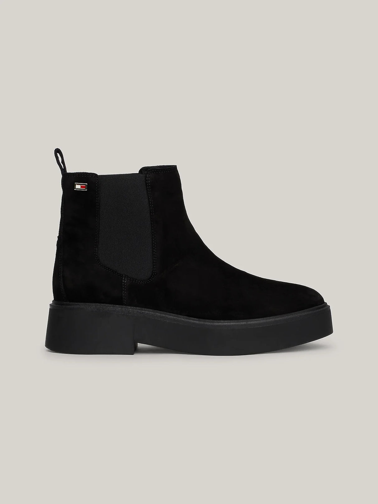 Tommy Hilfiger MINIMAL SUEDE Womens Chelsea Boots Black
