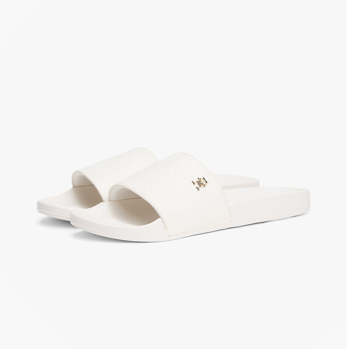 Tommy Hilfiger MONOGRAM POOLSIDE Womens Sliders White
