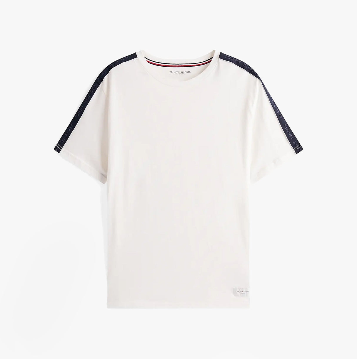 Tommy Hilfiger TH ESTABLISHED Mens T-Shirt Ecru