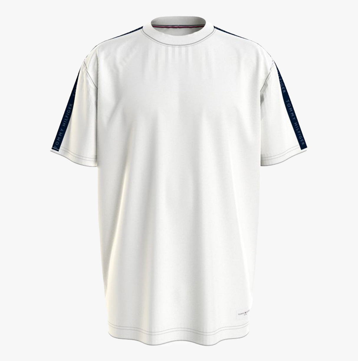 Tommy Hilfiger TH ESTABLISHED Mens T-Shirt Ecru