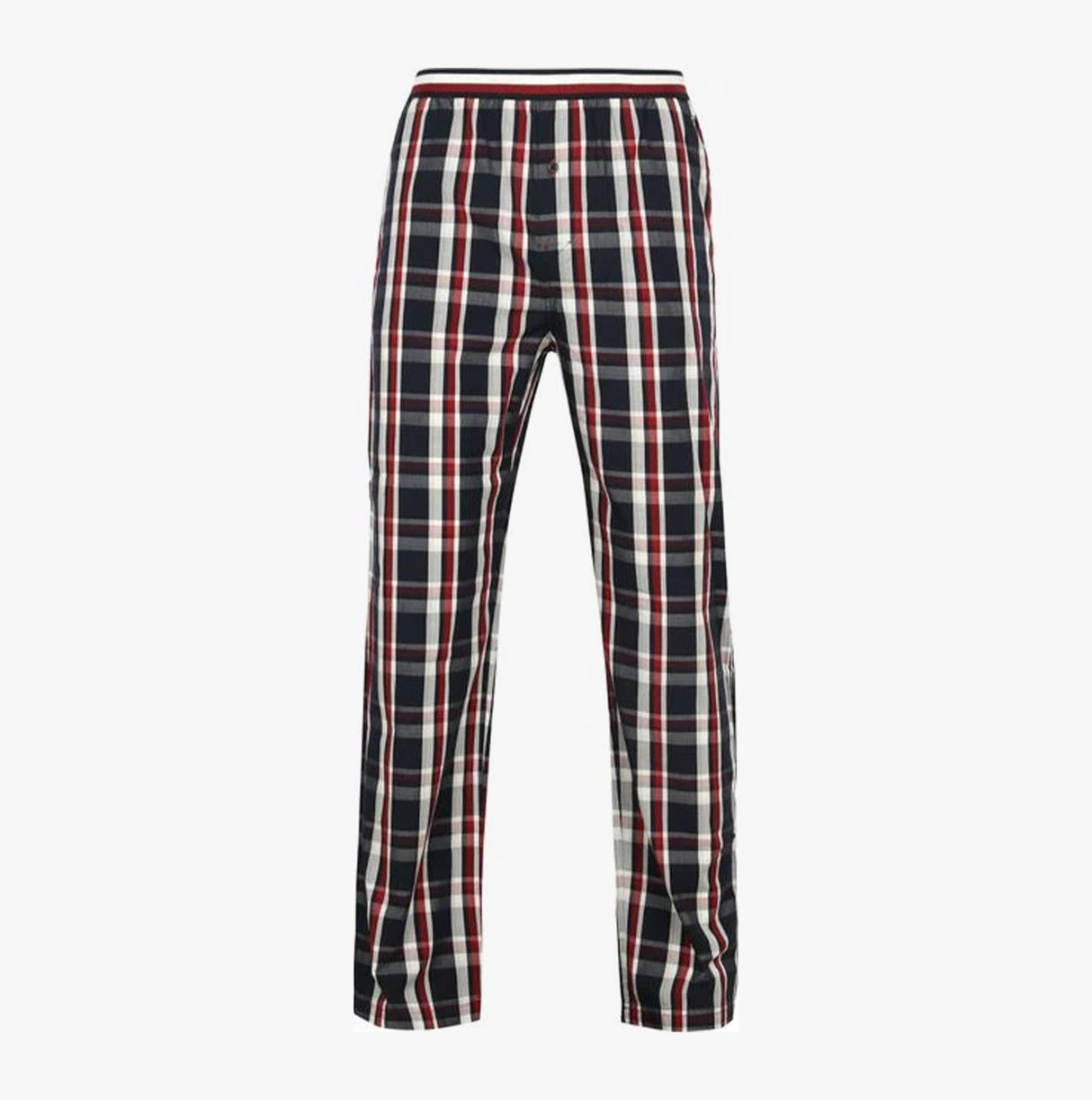 Tommy Hilfiger GLOBAL STRIPE Mens Long-Sleeve Pyjama Set Global Stp Check Desert Sky