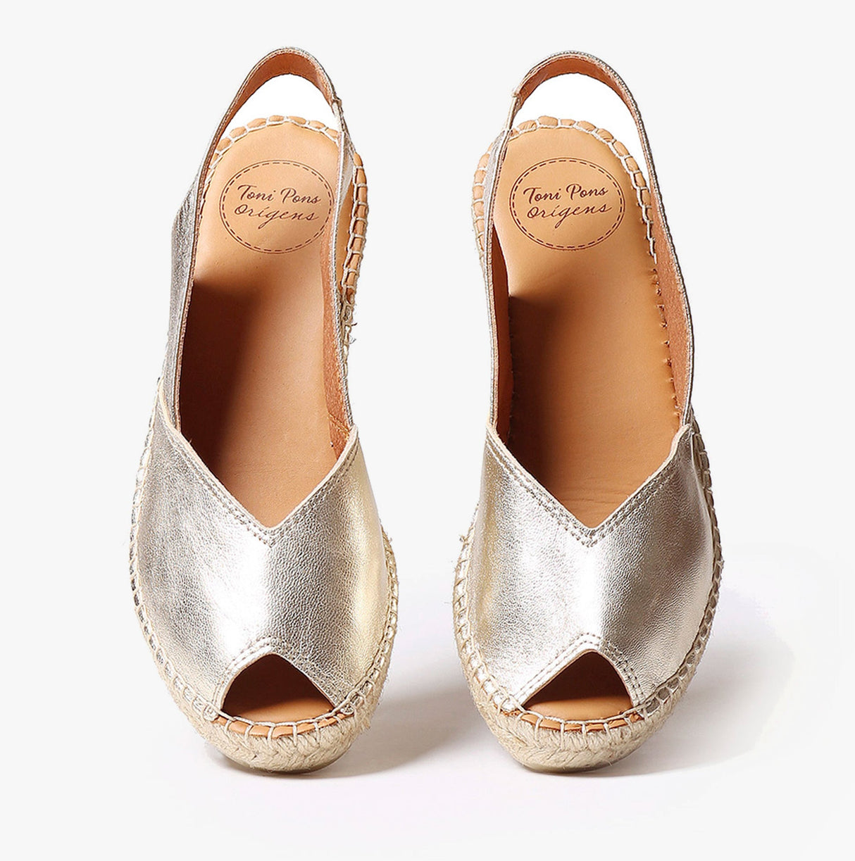 Toni Pons BERNIA Womens Espadrille Platinum