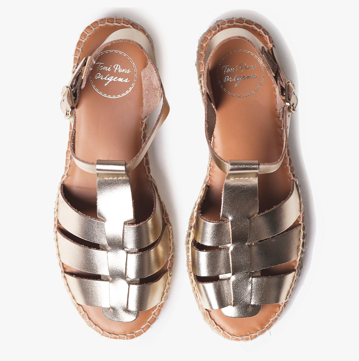 Toni Pons EMMA Womens Espadrille Sandals Platinum