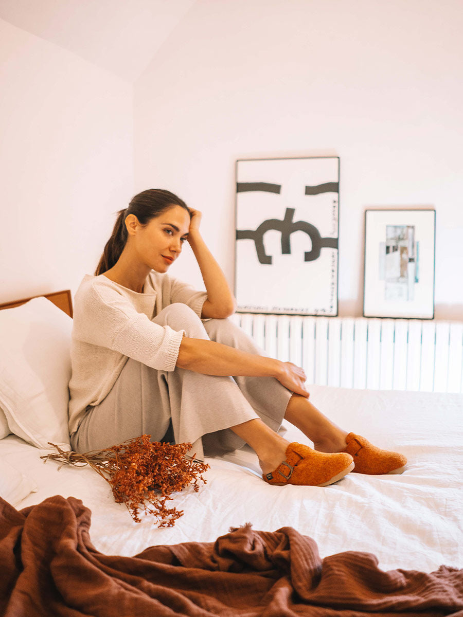 Toni Pons MIMA-FP Womens Slippers Taronja