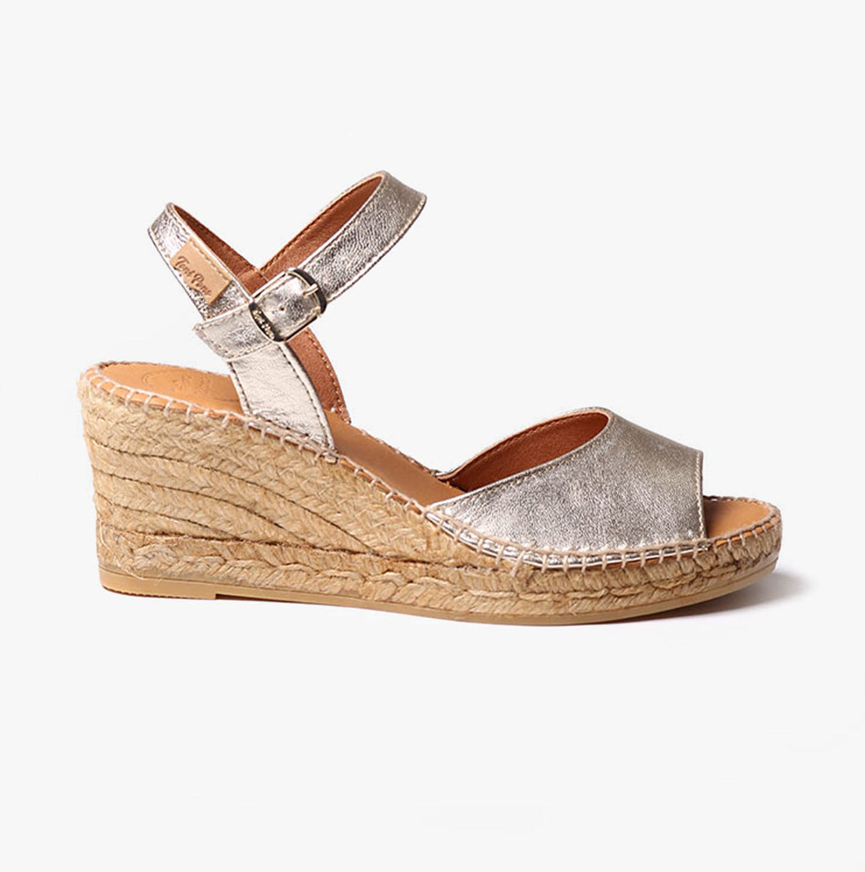 Toni Pons SIA-P Womens Espadrille Sandals Platinum
