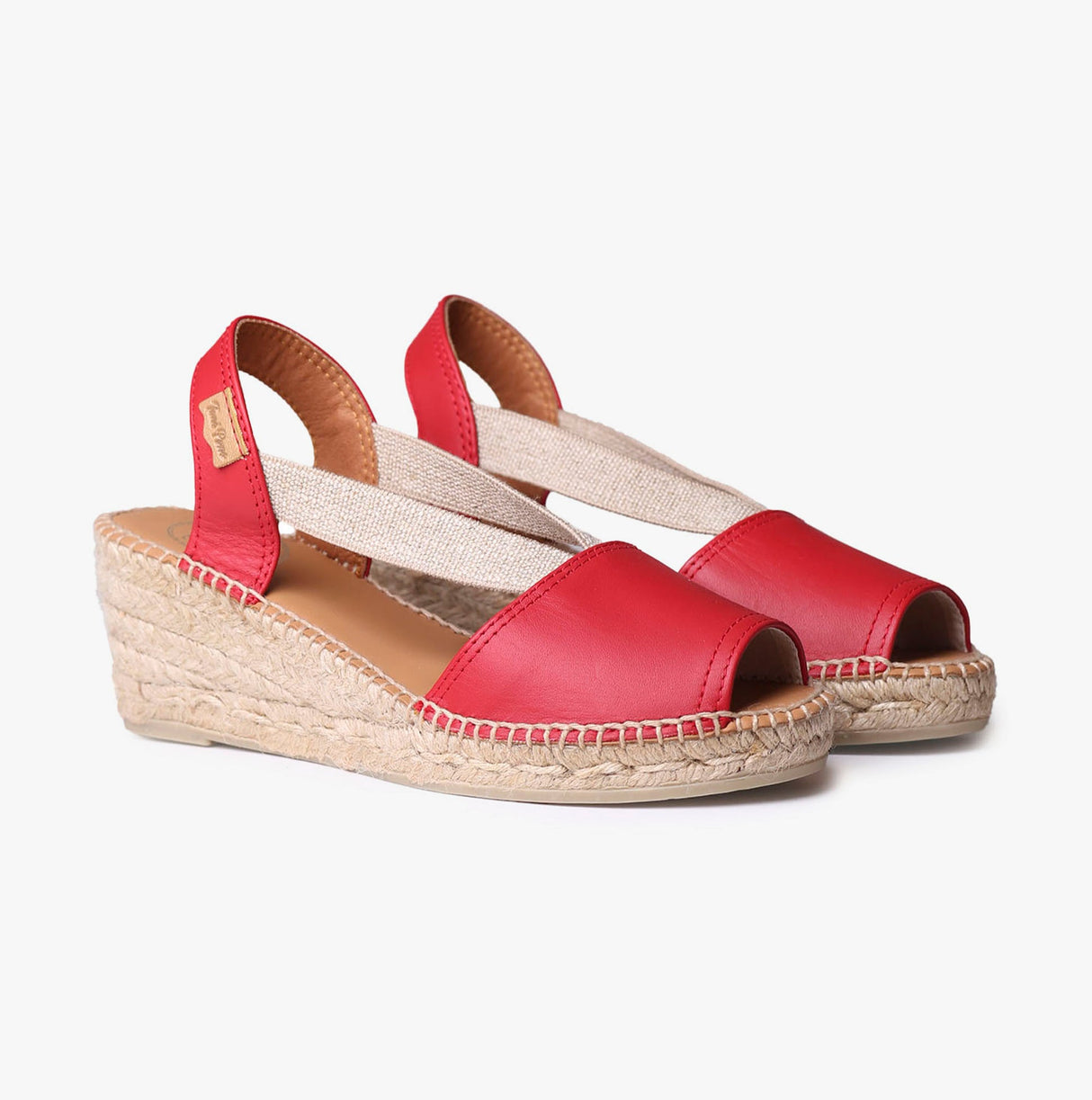 Toni Pons TEIDE-P Womens Espadrille Sandals Red
