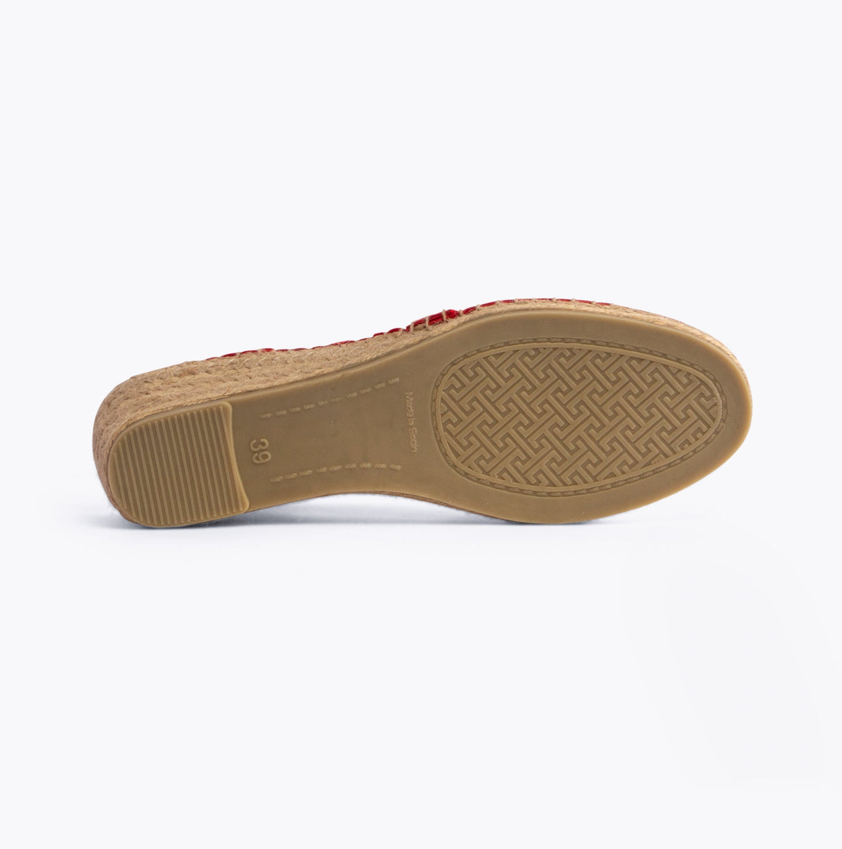 Toni Pons TER Womens Vegan Wedge Espadrilles Red