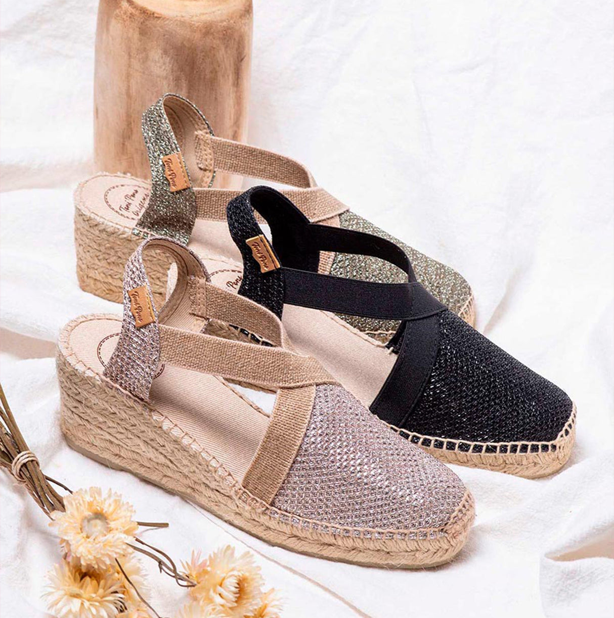 Toni Pons TRITON Womens Espadrille Sandals Black