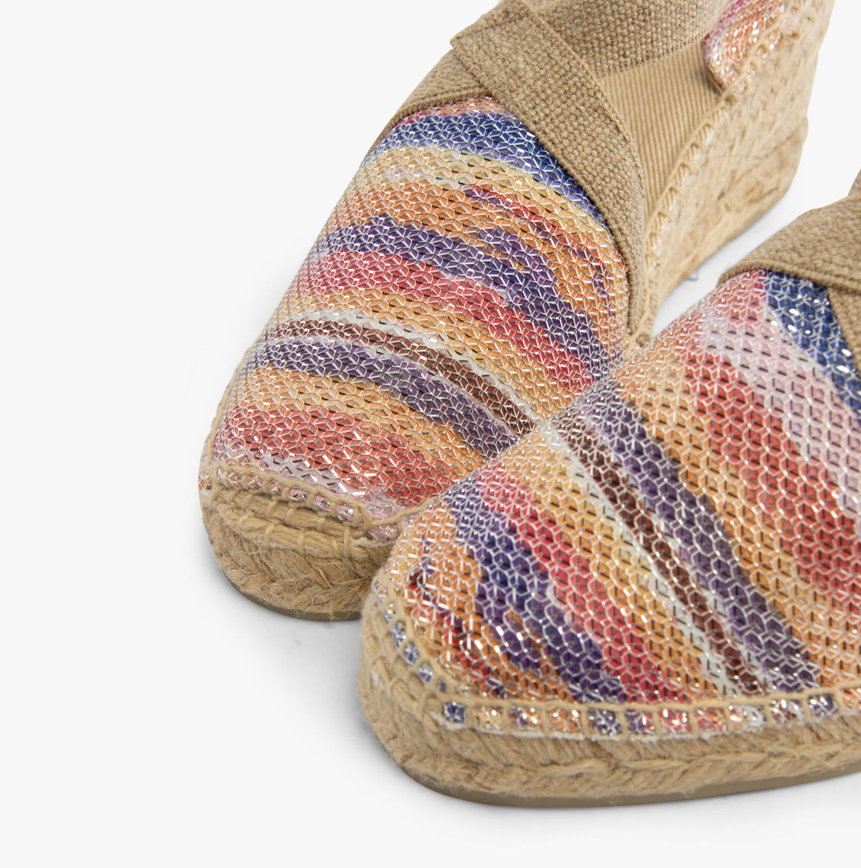 Toni Pons TRITON Womens Vegan Wedge Espadrilles Multi