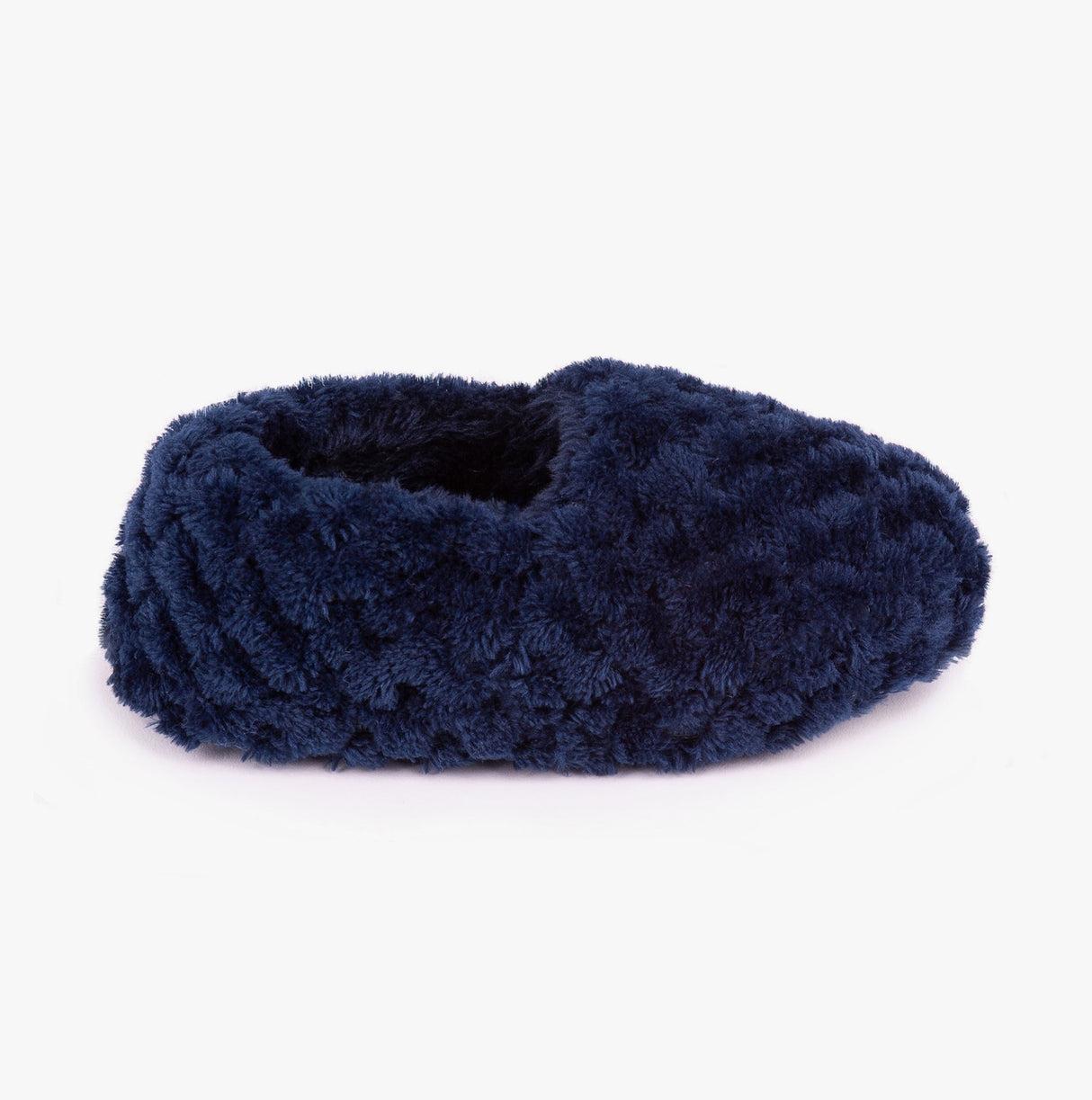 Totes Isotoner NAVY FLEECE Boys Slippers Navy