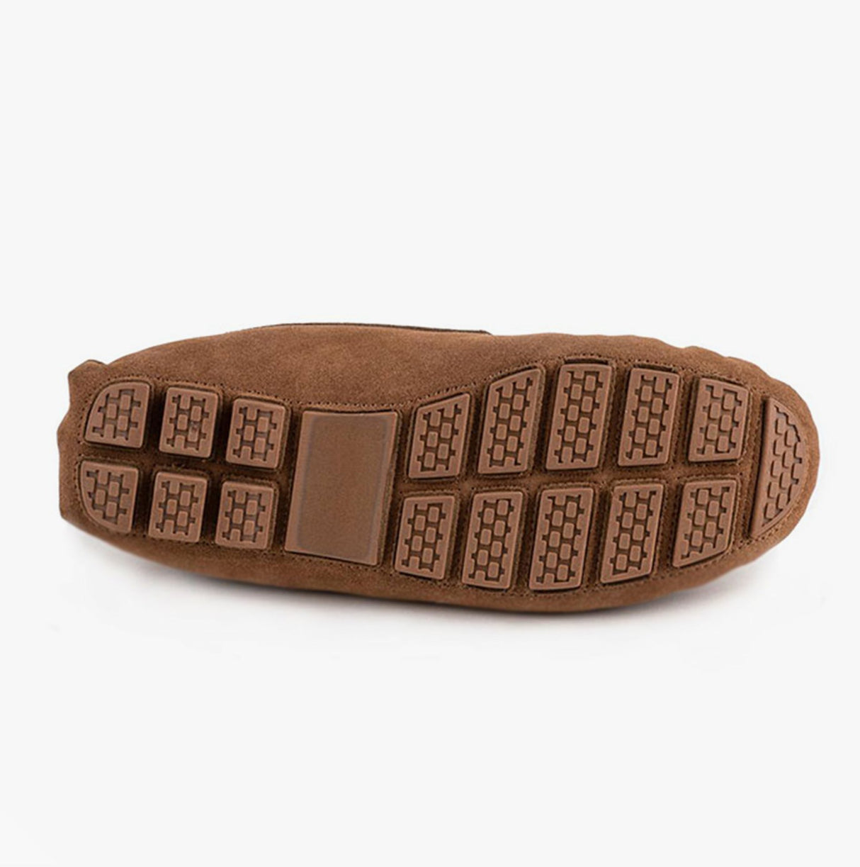 Totes Isotoner REAL SUEDE MOCC Mens Moccasin Slippers Tan