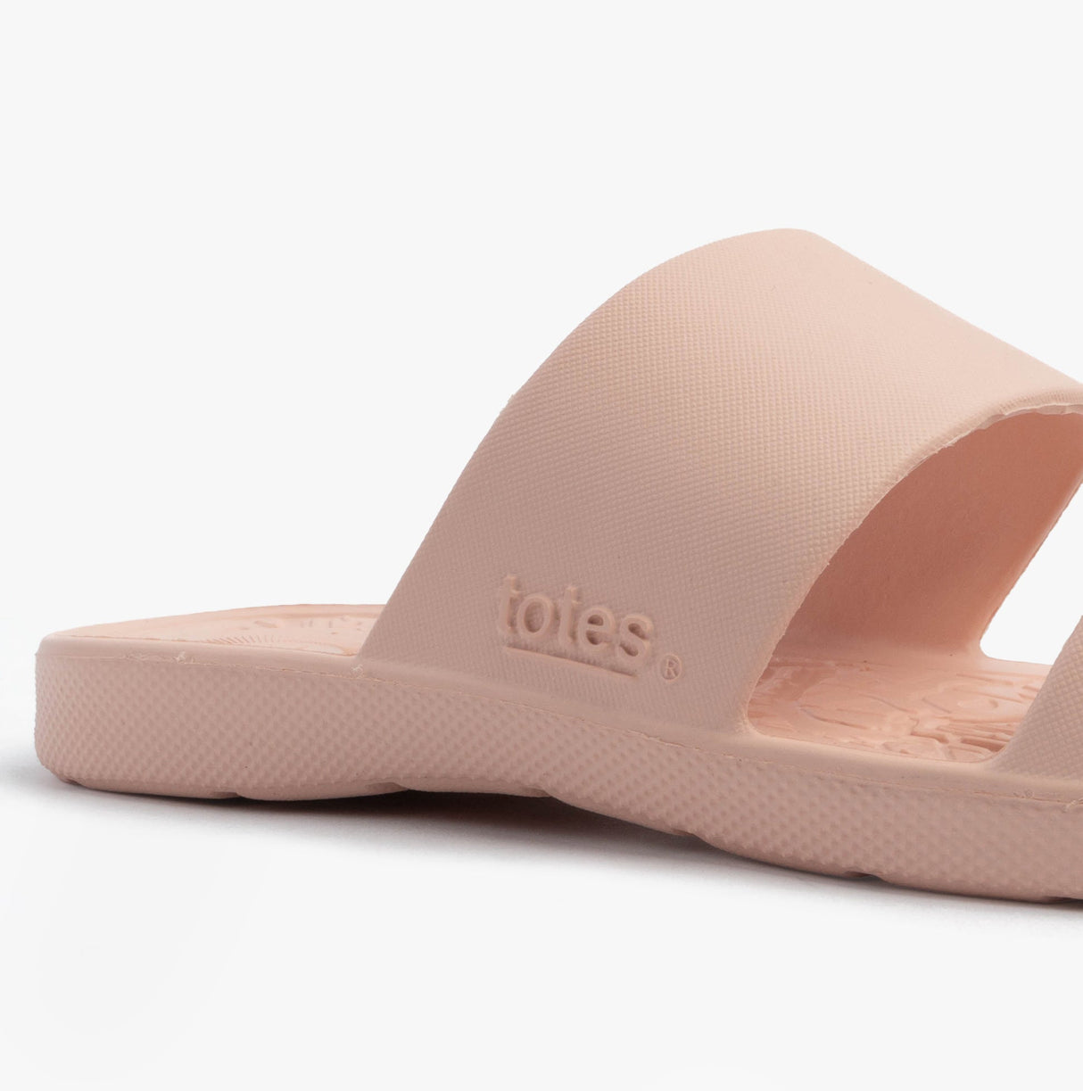 Totes Sol Bounce 0351FSND Womens Double Strap Slides Evening Sand