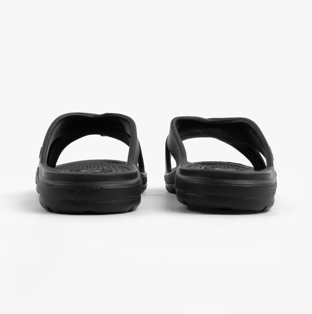 Totes Sol Bounce 0359FBLK Womens Cross Slides Black