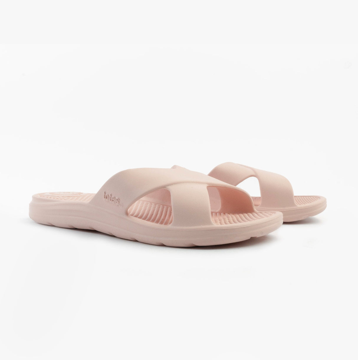 Totes Sol Bounce 0359FSND Womens Cross Slides Evening Sand