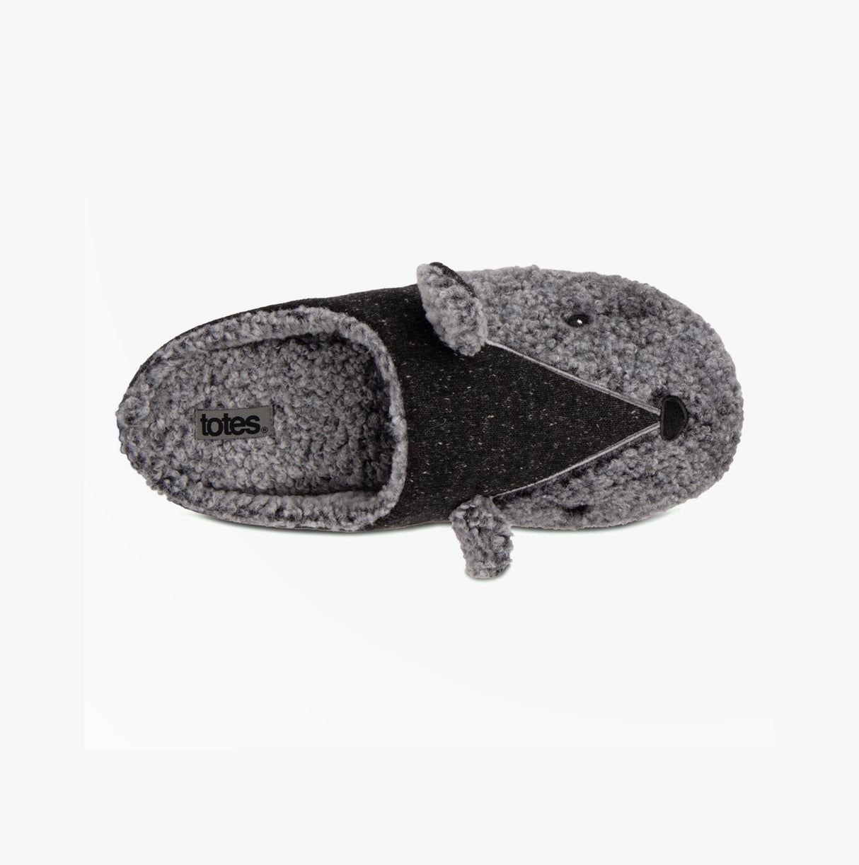 Totes Toasties NOVELTY APPLIQUE Mule Slippers Mens Novelty