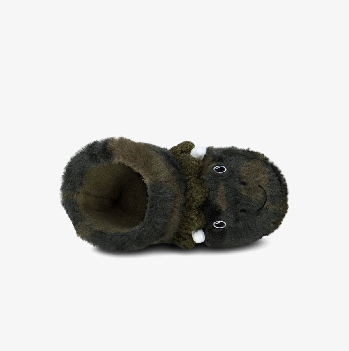 Totes Toasties DINO BOOT Slippers Kids Khaki