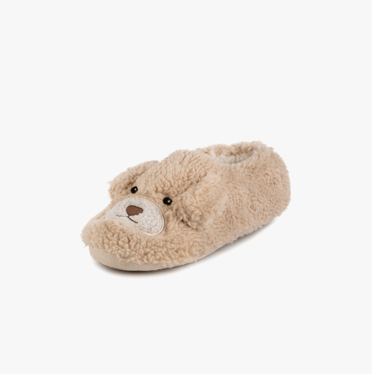 Totes Toasties NOVELTY BORG Slippers Womens Dog