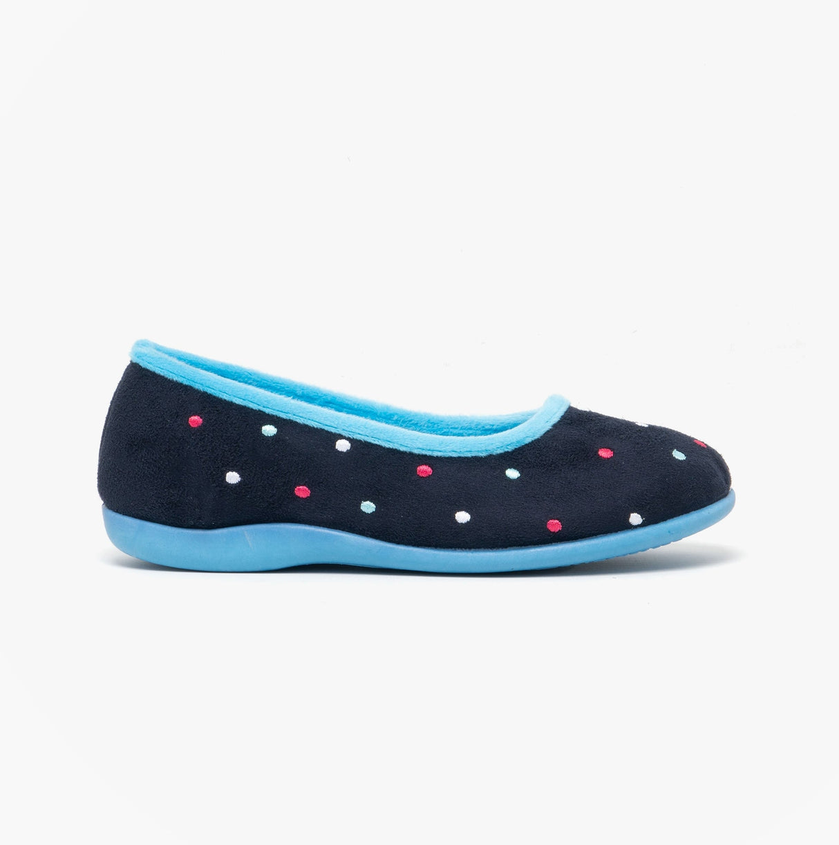 Sleepers ISLA Womens Full Slippers Blue/Turquoise