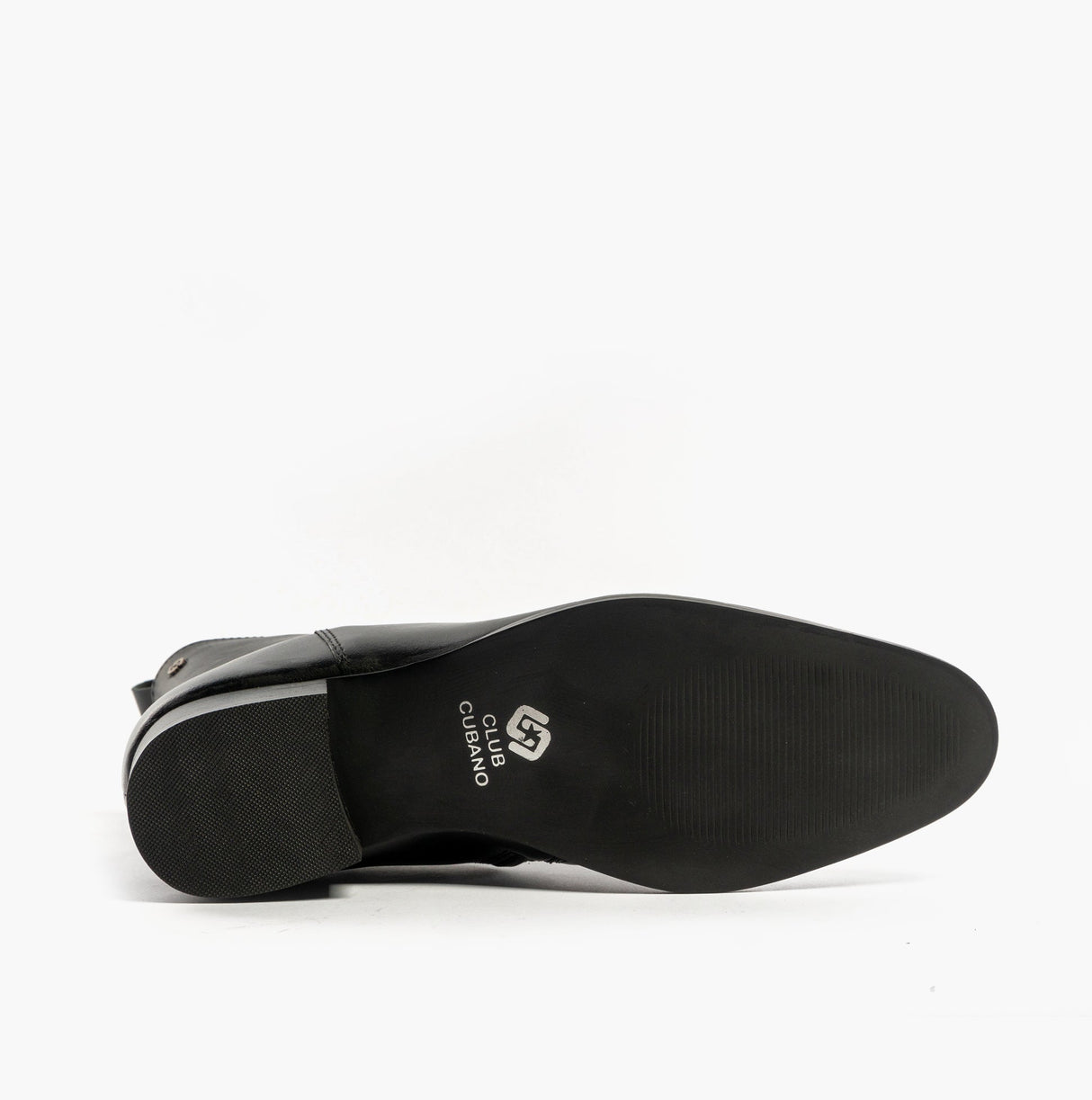 Club Cubano VALENTE Mens Leather Cuban Heel Boots Black