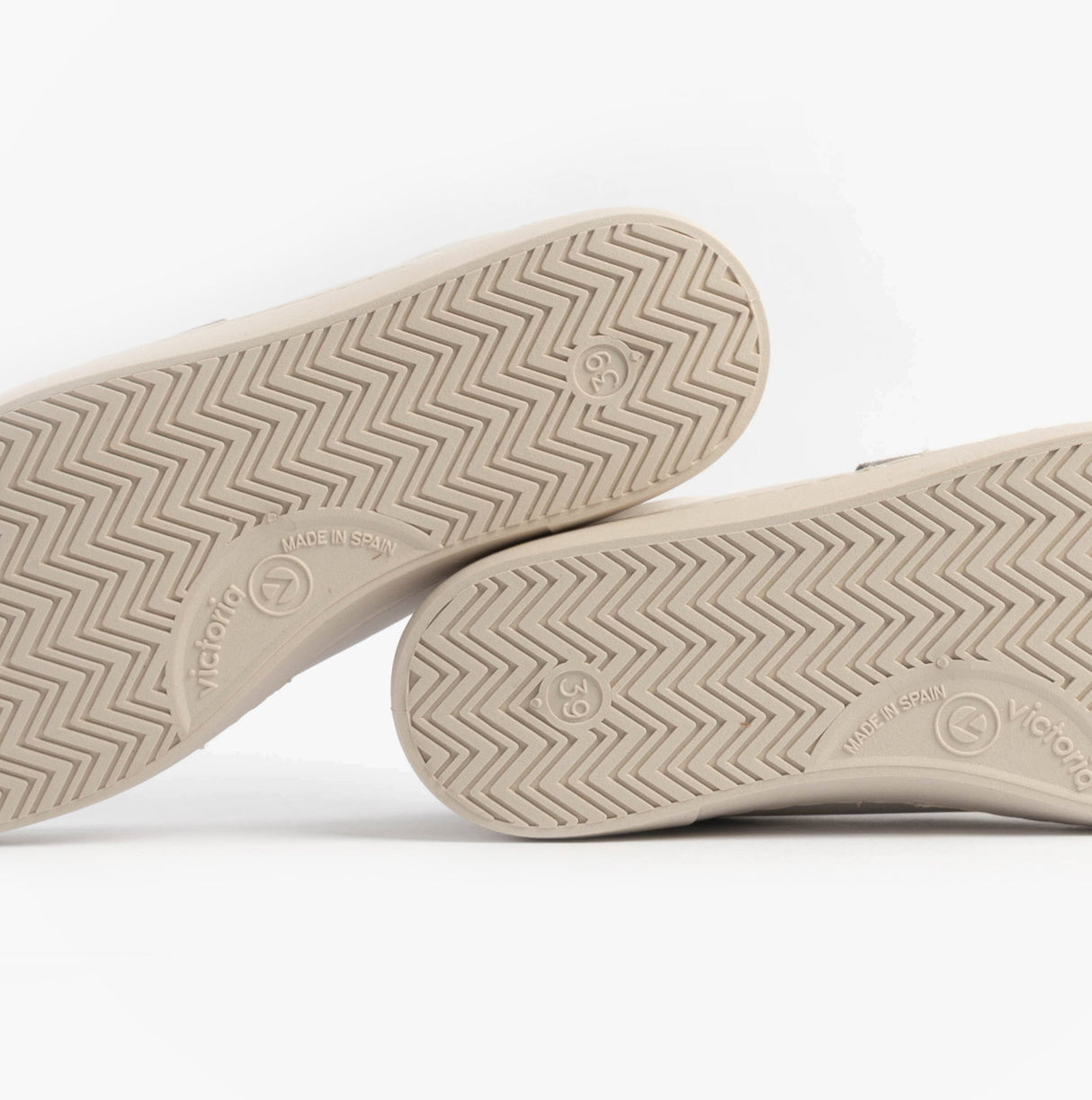 Victoria BERLIN FAUX LEATHER & SPLIT Womens Trainers Gris