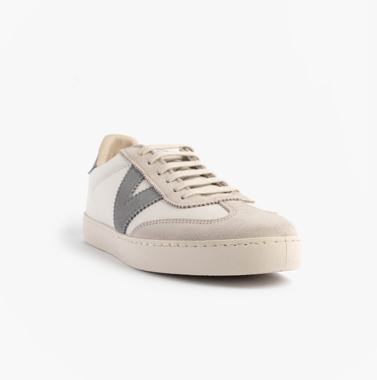 Victoria BERLIN FAUX LEATHER & SPLIT Womens Trainers Gris