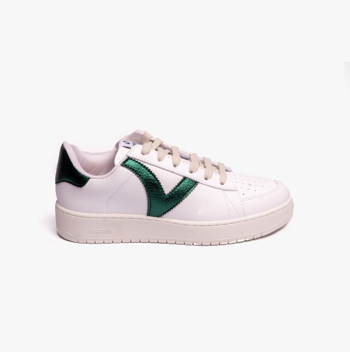 Victoria MADRID FAUX LEATHER & METAL Womens Trainers Botella