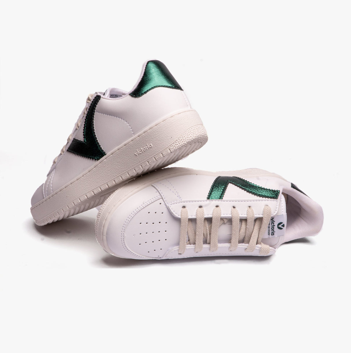 Victoria MADRID FAUX LEATHER & METAL Womens Trainers Botella