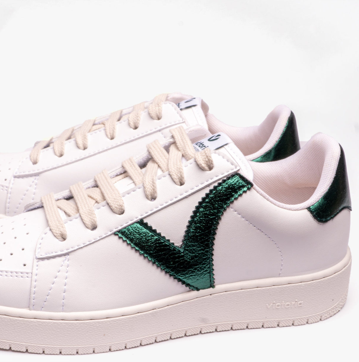 Victoria MADRID FAUX LEATHER & METAL Womens Trainers Botella