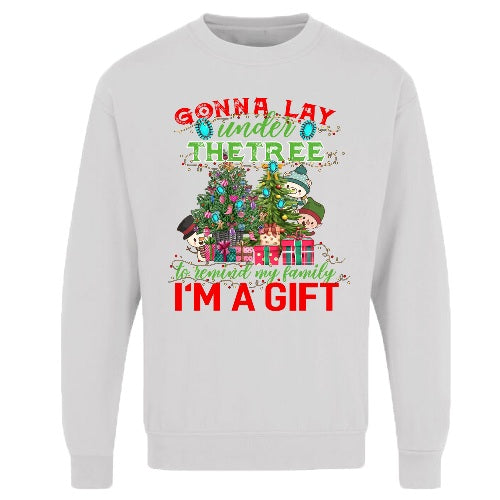 Adults Xmas Sweatshirt - I'M A GIFT