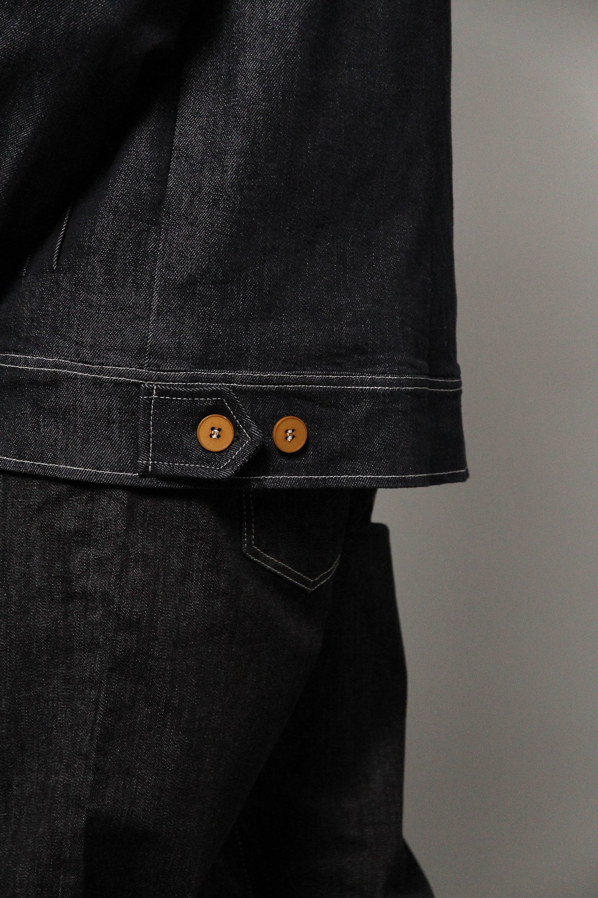 Turner Long Sleeve Shacket - Denim Stay Blue