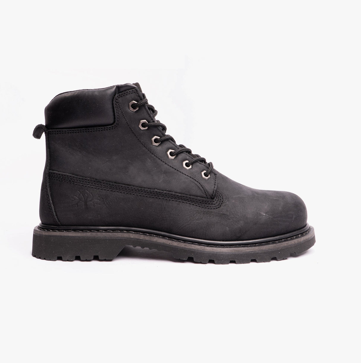 Woodland RICK Mens Leather Work Boots Black