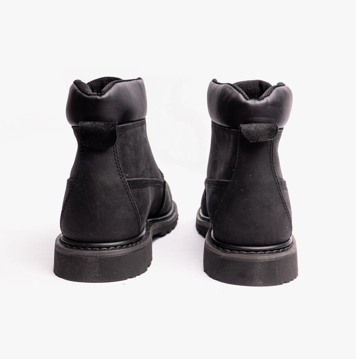 Woodland RICK Mens Leather Work Boots Black