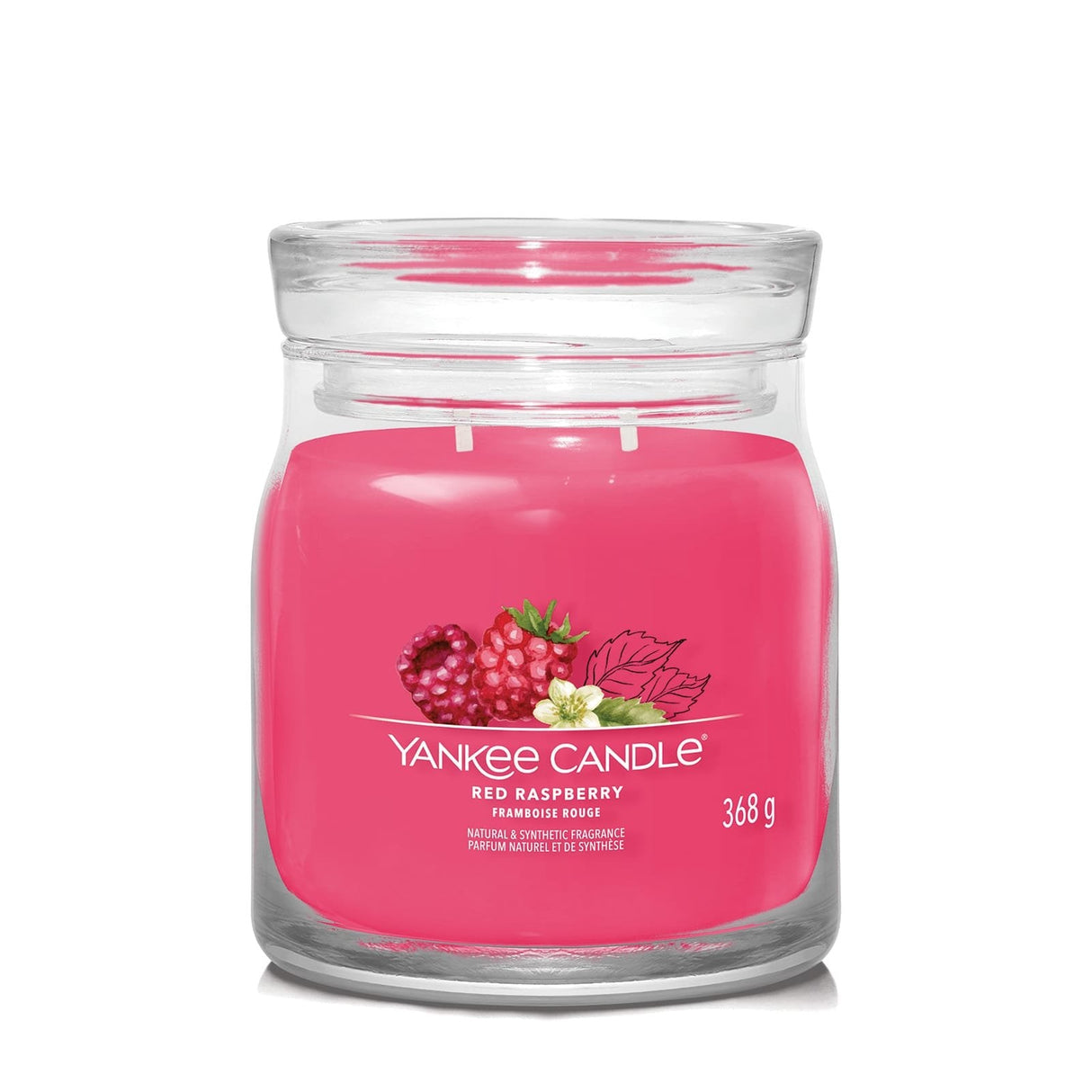 Yankee Red Raspberry Signature Medium Jar