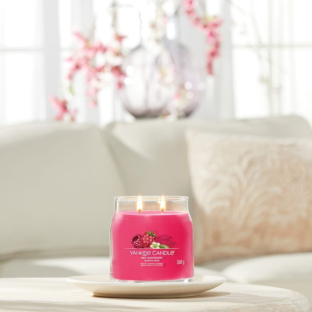 Yankee Red Raspberry Signature Medium Jar