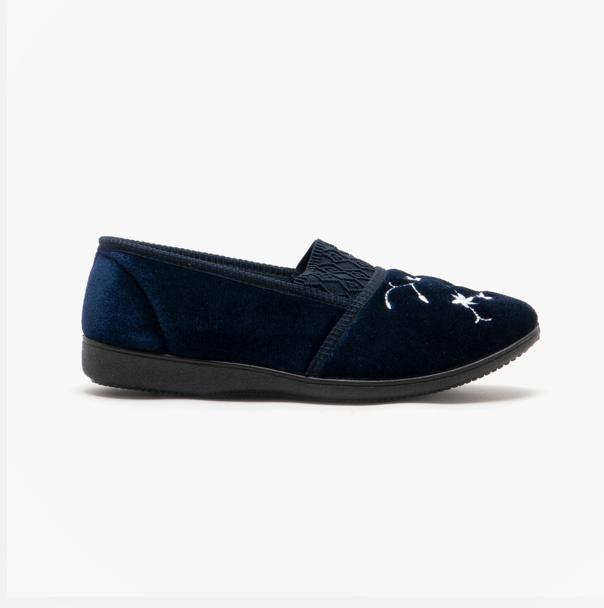 Zedzzz JOANNA Womens Full Slippers Navy