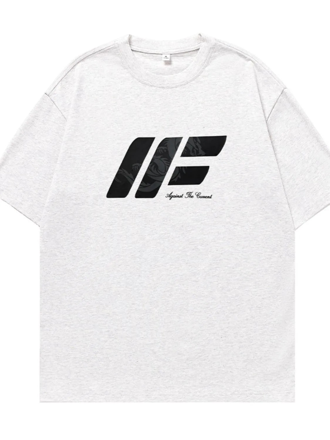 Men's Plus Size Round Neck Half Sleeve T-Shirt