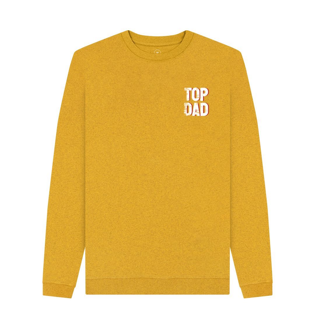 Men's Top Dad Print Sweatshirt