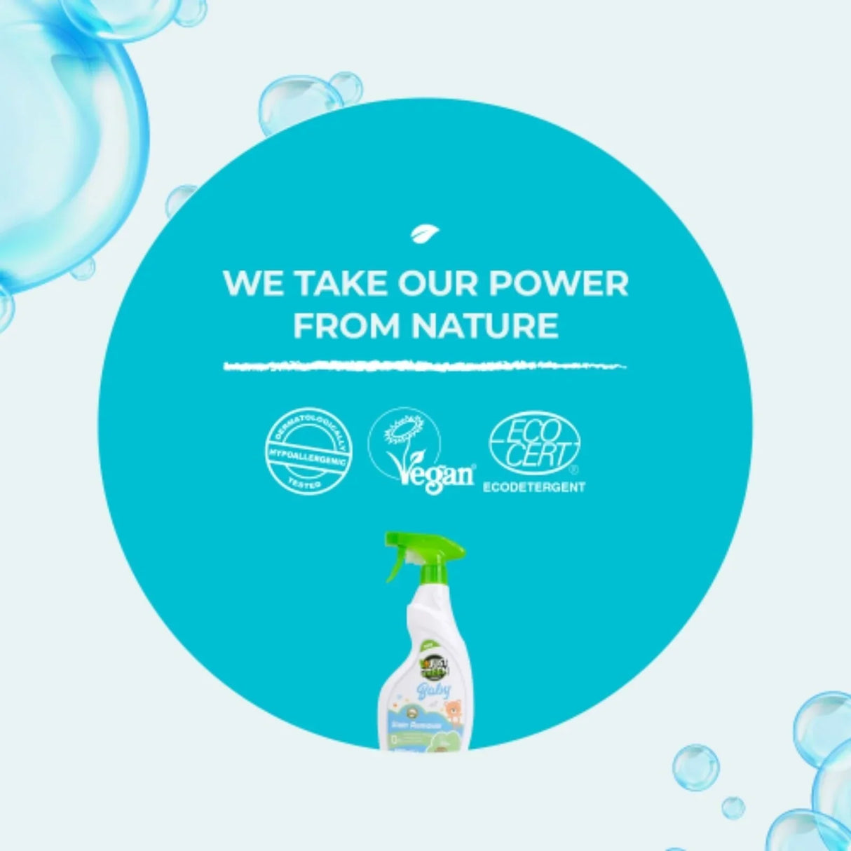 Just Green Organic Baby Stain Remover 500ml