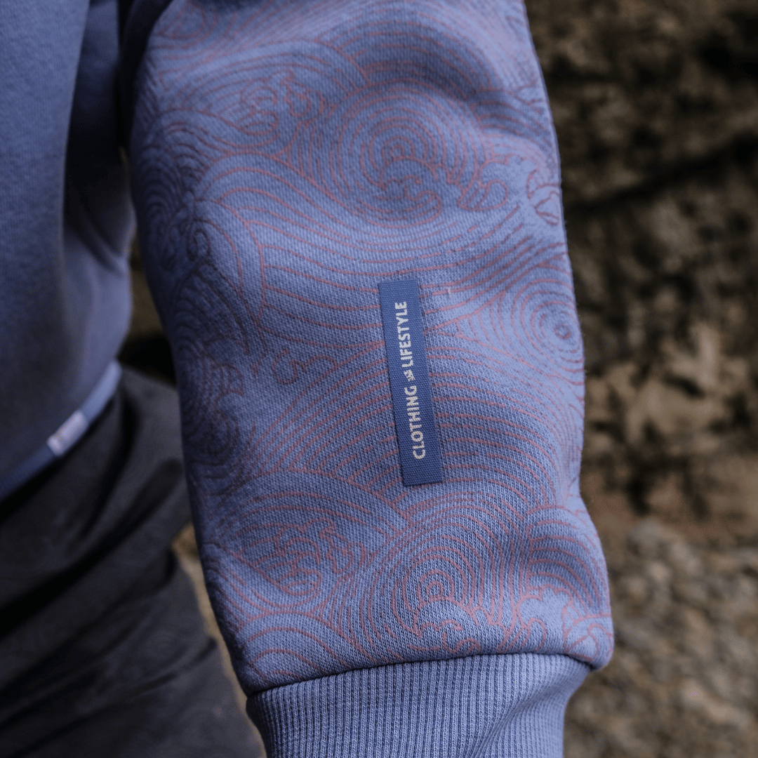 Purple Surf Diamond Hoodie