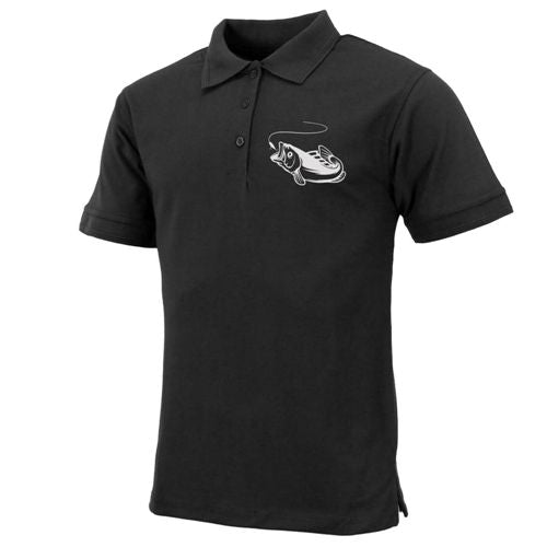 Mens Fish Logo Polo