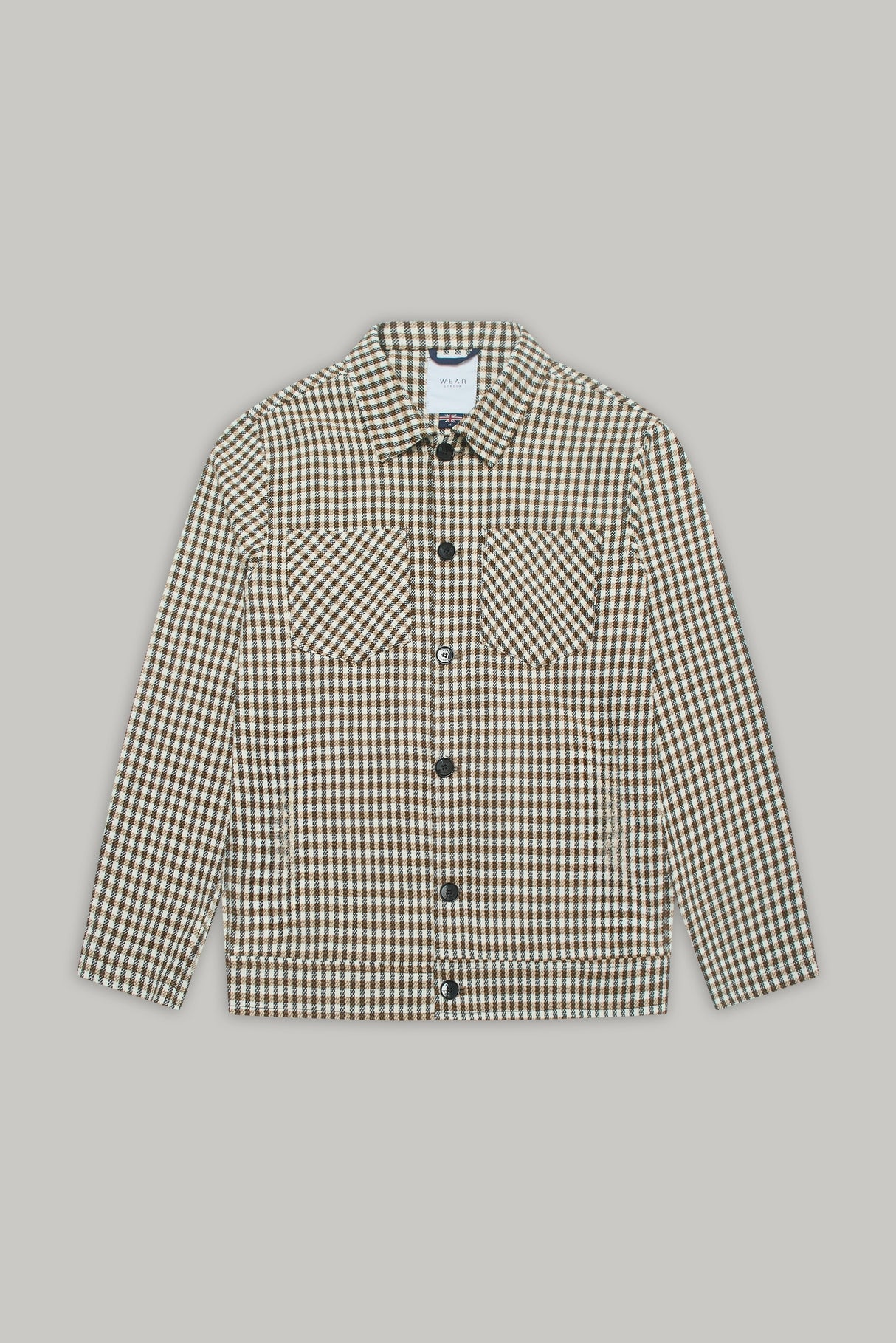 Bart Overshirt - Tan Check Silvia