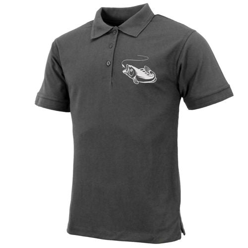Mens Fish Logo Polo