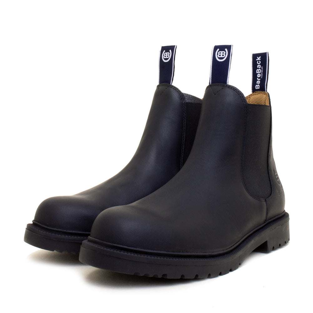 Detroit Steel Toe Cap Work Boots - Black