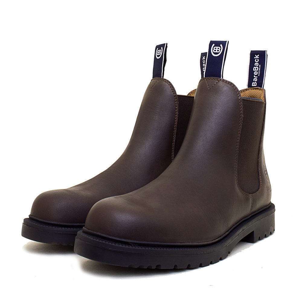 Detroit Steel Toe Cap Work Boots - Brown