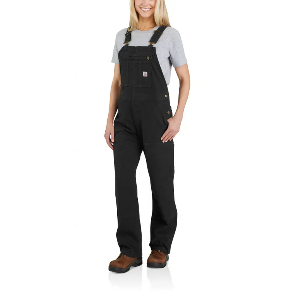 Carhartt 102438 Women's Rugged Flex Loose Fit Canvas Bib Overall